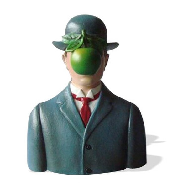 Son of Man Wearing Bowler Hat by Magritte Sculpture